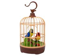 Huraoerrrr Chant de Jouet d'oiseau Qui Parle à Vie émouvant avec Une Voix légère activée dans la Cage pour Les Enfants du Bureau