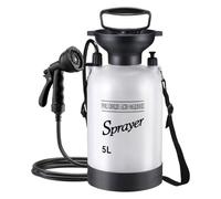 Huraoerrrr Douche de Camping Portable 5L avec 10 Modes têtes de pulvérisateur 9, 84 Pieds tuyaux pour Jardin Pique-Nique Plage Voiture Nettoyage Chien