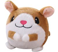 Huraoerrrr Jouets de Chien interactif Hamster Singing Bouncing Moving Chog Toot Jouet Mignon en Peluche USB Jouets de Chien détachable