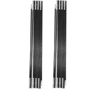 Huraoerrrr Polonais de Tente Remplacement de 8 mm 10, 5 Pieds Longueur en Fibre Verre réglable Pôles bâche 14 Sections Support Les tiges auvent pour Le Camping en randonnée