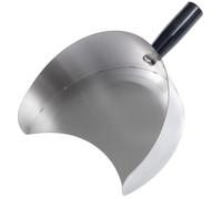 Huraoerrrr Spatule en Acier Inoxydable 9x7x3, Pelle de Grille Ronde résistante à la Chaleur pour Coupe de Kebab