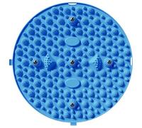 Huraoerrrr Tapis d'acupression de 14 Pouces, Tapis de Massage à Double Couche TPE avec Aimant pour soulagement la contrainte Anti-Fatigue, Coussin d'acupuncture pour la Maison