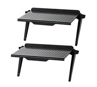 Huraoerrrr TV Top Shelf Adjustable Screen Top Bracket Bracket Plastique Habile 12x4x1inch 2pcs
