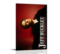 HUREYW I RH Jeff Buckley Poster mural pour chambre à coucher avec cadre 20 x 30 cm