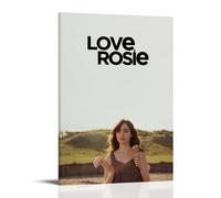 HUREYW I RH Poster Love Rosie - Art mural - Couverture pour chambre à coucher - 60 x 90 cm - Style cadre