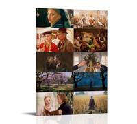 HUREYW I RH Poster Paysans - Décoration murale pour chambre à coucher - 40 x 60 cm - Style cadre