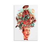 HUREYW I RH Poster Pee-wee's Big Adventure - Décoration murale pour chambre à coucher - 50 x 75 cm - Style sans cadre