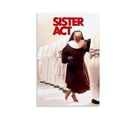 HUREYW I RH Poster Sister Act - Décoration murale pour chambre à coucher - 30 x 45 cm - Style sans cadre