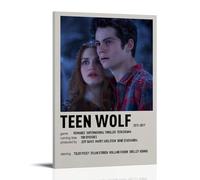 HUREYW I RH Poster Teen Wolf - Art mural pour chambre à coucher - 20 x 30 cm - Style cadre
