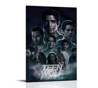 HUREYW I RH Poster Teen Wolf - Art mural pour chambre à coucher - 50 x 75 cm - Style cadre