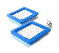 HURI 2 Filtre à air + Bougie d'allumage pour 3-5 PS Quantum 491588 399959 491588S Champion Bougies RJ19LM