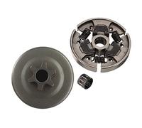 HURI 3/8 6Z Cloche d'embrayage avec Embrayage Assy pour Stihl Tronçonneuse 021 023 025 MS210 MS230 MS250 Tambour d'embrayage