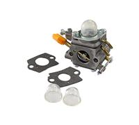 HURI C1U-H60 Carburateur & Joints 308054013 308054012 308054004 308054008 et 2 Pompes d'Amorçage pour Coupe-Bordure Débroussailleuse 25cc 26cc 30cc Ryobi Homelite