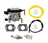 HURI Carburateur + Bougie d'allumage + Tuyau Filtre Essence pour STIHL HS81 HS81R HS81RC HS81T HS86 HS86R HS86T Taille-haies Remplacer 4237 120 0606 / ZAMA C1Q-S225