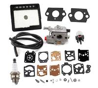 HURI Carburateur Filtre à Air Membrane Joint Réparation kit pour Echo CS301 CS305 CS3000 CS3400 WALBRO WT-589 WT-402 Tronçonneuse remplace A021000231 A021000230 A021000760 90076 90149Y