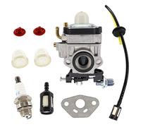 HURI Carburateur & joint Bougie d'allumage Filtre à essence avec tuyau de distribution pour taille-haie Berlan BBHS600, BBHS 600, Bituxx MS-13476