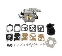 HURI Carburateur WT-286 + Collecteur d'admission + Carb Réparation Membranes kit pour Tronçonneuse STIHL 021 MS210 023 MS230 025 MS250