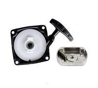 HURI Démarreur à câble - Démarreur réversible + plaque d'entraînement pour débroussailleuse Rotfuchs Tarus Fuxtec Timbertech BC52 BC520 MS52