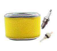 HURI Filtre à air avec bougie d'allumage, filtre à visser pour LONCIN G160F, G200F, G200FD, LC168F-1, LC168F-2, V-Nr. 180100034-0001.