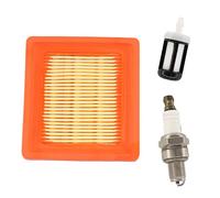 HURI Filtre à air avec filtre à essence Bougie d'allumage pour Stihl FS91 FS96 FS111R FC91 FC111 KM91 KM111 HT102 HT103 Remplace 4180 141 0300B