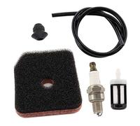 HURI Filtre à air, bougie d'allumage, filtre à essence, tuyau à essence pour HS81R, HS81T, HS82, HS82RC HS82T, HS86R, HS86T, HS87R, HS87T, remplace les taille-haies Stihl 42371201800.