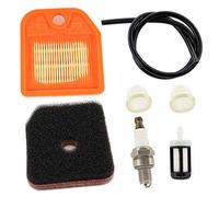 HURI Filtre à air Bougie d'allumage Filtre à essence Tuyau pour Stihl HS81R HS81RC HS81T HS81TC HS86R HS86T taille-haie remplace 4237 141 0300, 4237 120 1800