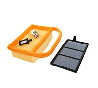 HURI Filtre à air et Bougie d'allumage Filtre à Essence pour Découpeuses Stihl TS410 TS420 Remplace 4238-140-4401