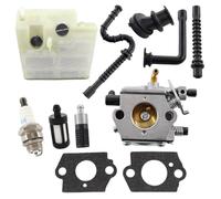 HURI Kit carburateur pour tronçonneuse 024 026 MS 240 MS 260 - Remplace Walbro WT-194, WT-194-1, 1121 120 0611