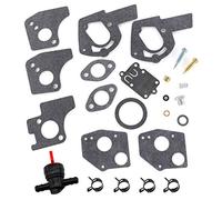 HURI Kit de réparation de joint de membrane pour carburateur 495606 494624 Pulsa Jet Carb 80200 81200 82200 112200 130200 133200 135200 136200 3 Thru 5 PS Moteurs en continu.