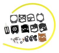 HURI Kit de réparation pour membrane de carburateur et filtre à essence pour Stihl 009 010 011 020 021 023 025 026 028 032 034 K10-WAT