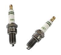 HURI Lot de 2 Bougie d'allumage D8TC pour Dirt Bike Pit Bike Lifan Loncin Zongshen 125-150 cc