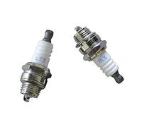 HURI Lot de 2 bougies d'allumage compatibles avec tronçonneuse Timbertech KS5200 KS5800 Rotfuchs RS5200, RS5800 MC Dillen 5200 5800 Tarus 5200, 5800