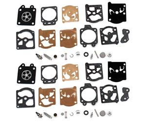 HURI Lot de 2 kits de réparation pour carburateur Walbro WA & WT 20 pièces Membrane Stihl, Partner Echo, Efco, Alpina, Fuji, Robin, Husqvarna, Tanaka, Shindaiwa, McCulloch