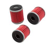HURI Lot de 3 Filtres à huile pour WR 125 X (2009-2013), YZF-R 125 (2008-2013) # Hiflo HF141/ K&N KN141/ MF MF141