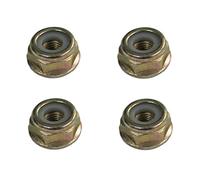 Huri Lot de 4 écrous universels M10 x 1,25 pour transmission d'angle et débroussailleuse, modèles MS/BC 52 de Fuxtec, Timbertech, Stenson, Boomag, Mc Dillen, renard, Tarus, Horn, Raptor