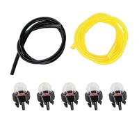HURI Lot de 5 ampoules d'amorçage avec tuyau pour tronçonneuse ECHO CS271T CS300 CS3000 CS301 CS303T CS305 CS306 CS310 CS340 souffleur PB760LNH PB760LNT PB770H PB770T ECHO Trimmer SRM400000U SRM410. U
