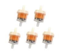 Huri Lot de 5 filtres à carburant universels 6 mm pour voiture, moto, scooter, mobylette, quad