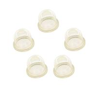 HURI Lot de 5 Poires Amorcage Debroussailleuse, Pompes d'amorçage à essence pour carburateur compatible avec débroussailleuse Zipper ZI-MOS145