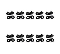 HURI Pack of 10 Maillons (3/8LP 1,3 mm) Lien + Rivet Pour Chaîne de tronçonneuse Chaîne tronçonneuse