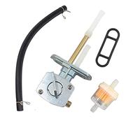 HURI Robinet de carburant avec filtre à essence pour Kawasaki Zephyr ZR 550, ZR 750, ZR 1100, KLR 650