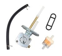 HURI Robinet d'essence avec filtre à essence - Pour Suzuki DR200 DR250 DR350 DR350S DR350SE DR650S DR650SE XT350 XT225 XT600 WR250F WR400F WR450F TTR90 TTR230 TTR250