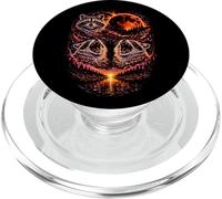 Hurlant Raton Laveur 3 Red Blood Moon Eclipse Night Sky Vintage PopSockets PopGrip pour MagSafe