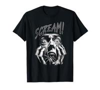 Hurlement Horreur Araignée Visage Peur Frissons T-Shirt