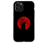 Hurler au sang Red Moon Wolf Horror Coque pour iPhone 11 Pro