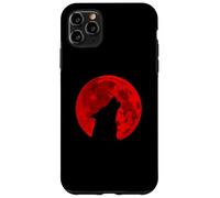 Hurler au sang Red Moon Wolf Horror Coque pour iPhone 11 Pro Max