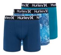 Hurley 3pk Mens Regrind Fashion Boxer Blue Taille: S | Sous-vêtements Outlet | Homme | Bleu