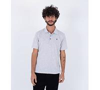 Hurley Ace Vista Polo S/S T-Shirt, Blanc HTR, S Homme