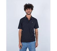 Hurley Ace Vista Polo S/S T-Shirt, Noir chiné, XL Homme