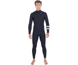 Hurley Advant 2025 Combinaison de plongée avec fermeture éclair sur la poitrine pour homme Noir 4/3 mm