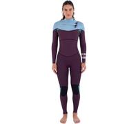 Hurley Advant Combinaison de plongée zippée 3/2 mm pour femme Bleu Bonnie